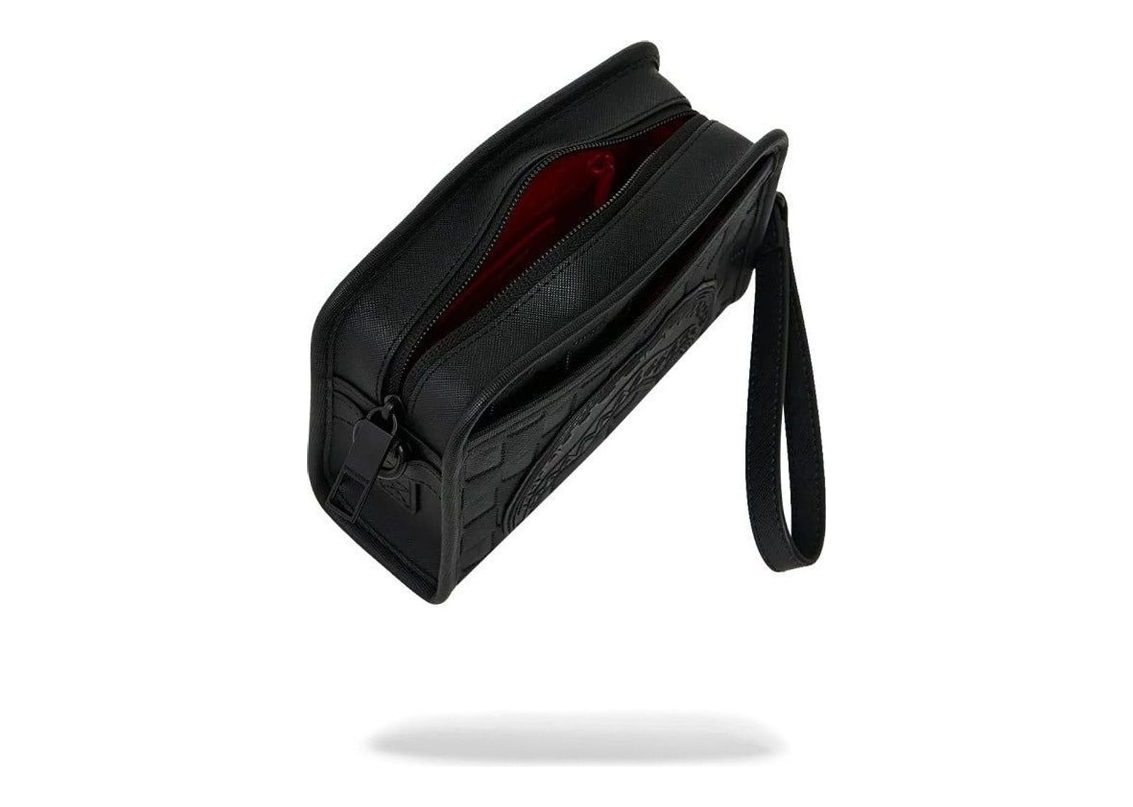 Sprayground Raised Check Handbag Black - görsel 9