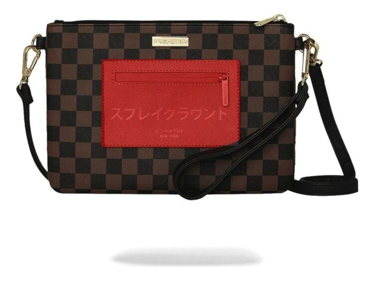 Sprayground Red Redemption Crossbody Pouchette Red