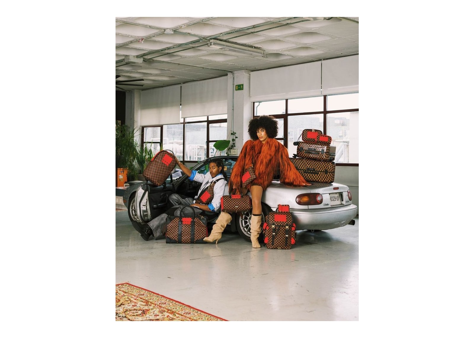 Sprayground Red Redemption Monte Toiletry Brick Red - görsel 2