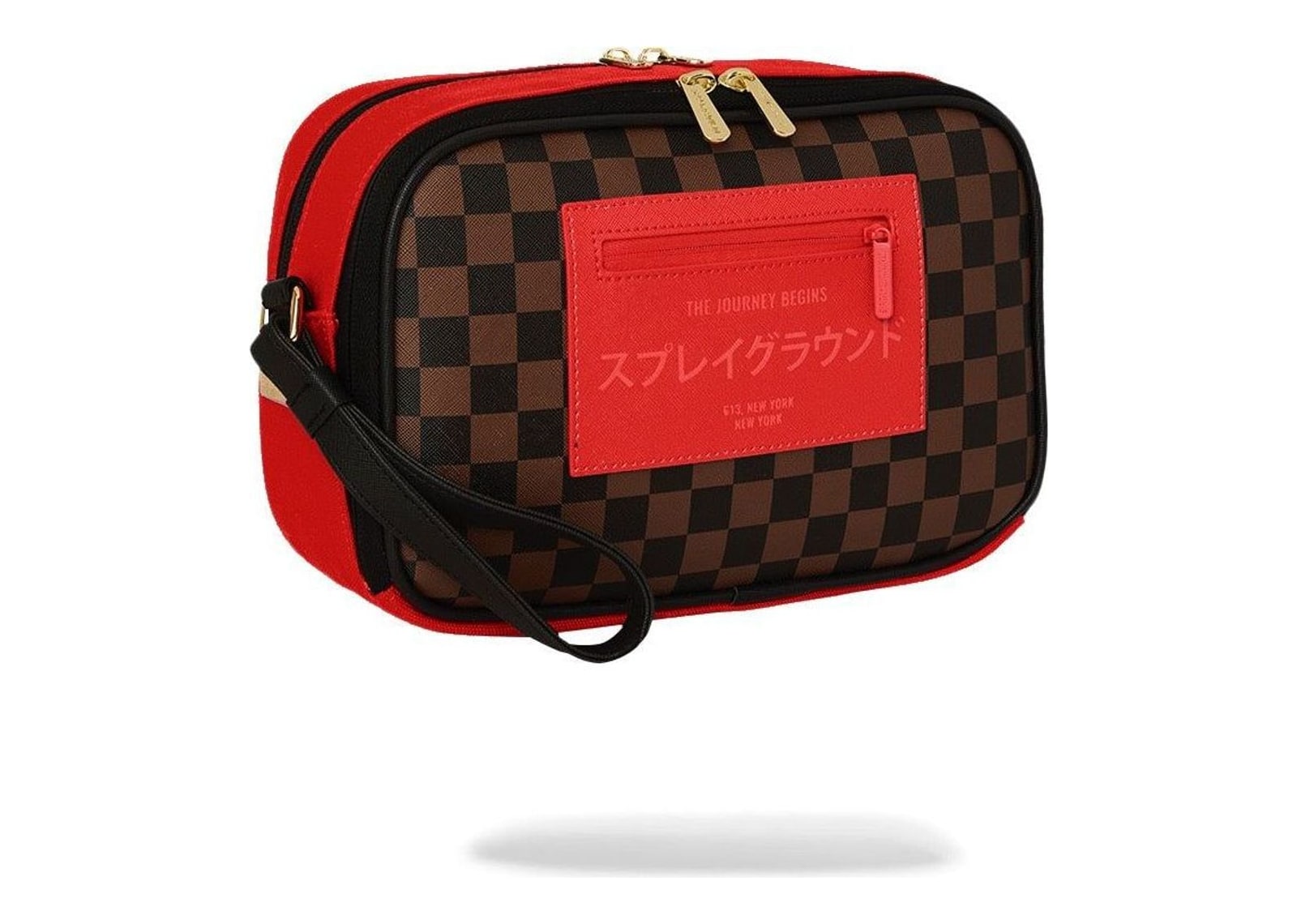 Sprayground Red Redemption Monte Toiletry Brick Red - görsel 3