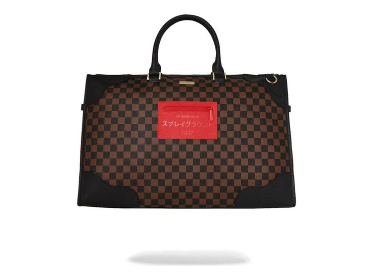 Sprayground Red Redemption Pyramid Duffle Red