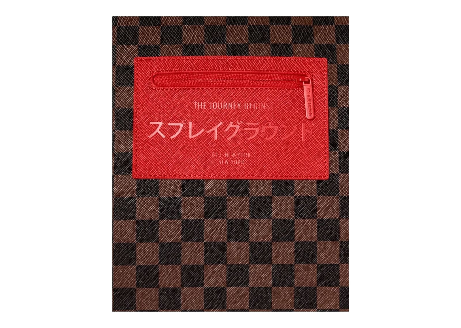 Sprayground Red Redemption Pyramid Duffle Red - görsel 11