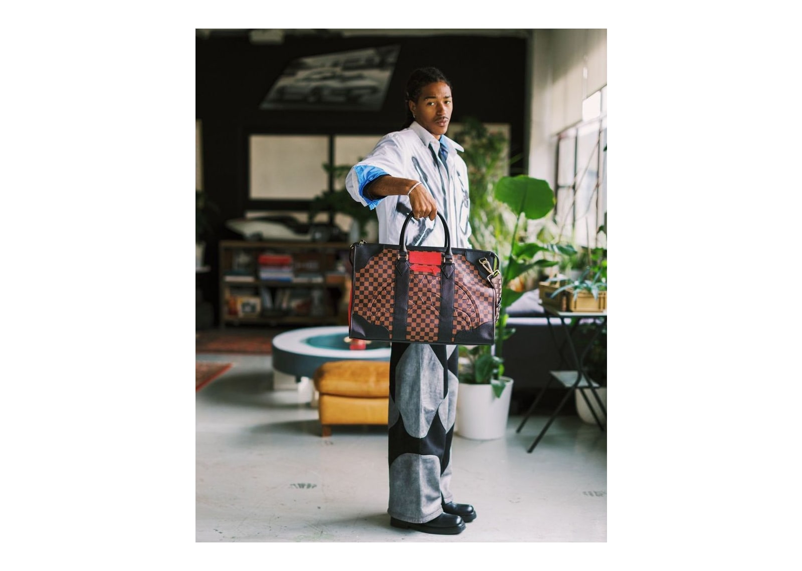 Sprayground Red Redemption Pyramid Duffle Red - görsel 16