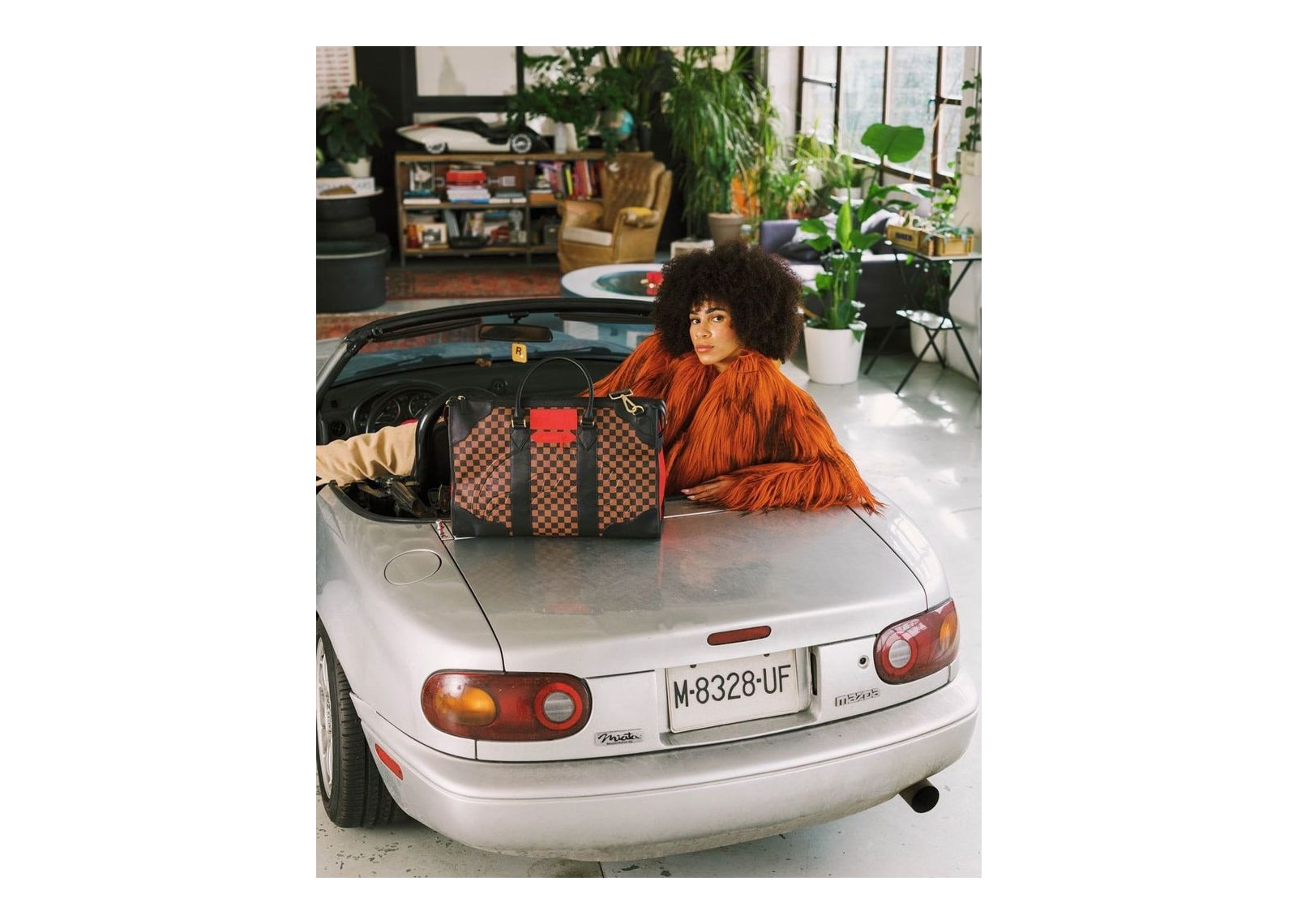 Sprayground Red Redemption Pyramid Duffle Red - görsel 4