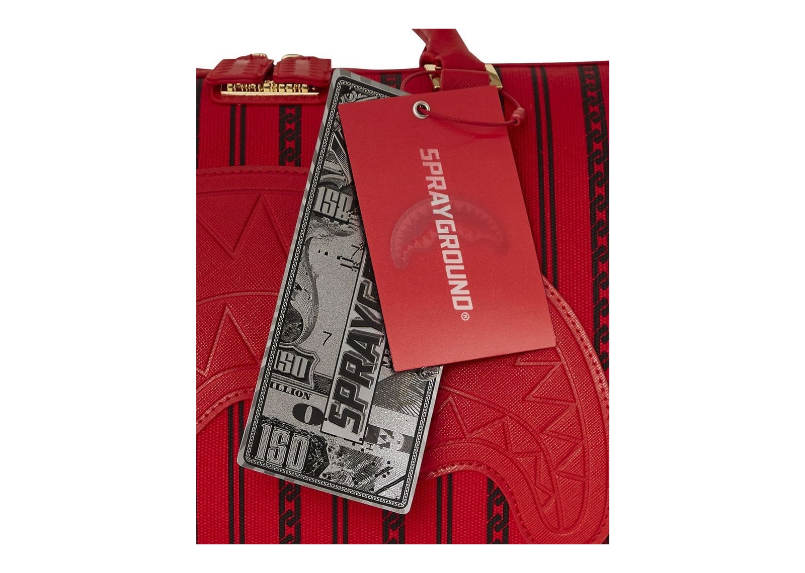 Sprayground Reverse Sip 2.0 Duffle Red - görsel 8