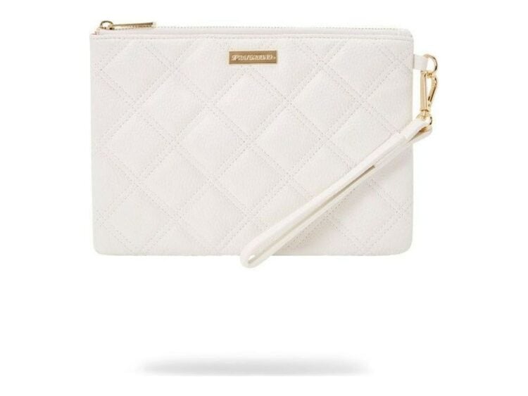 Sprayground Riviera White Gold Pochette White