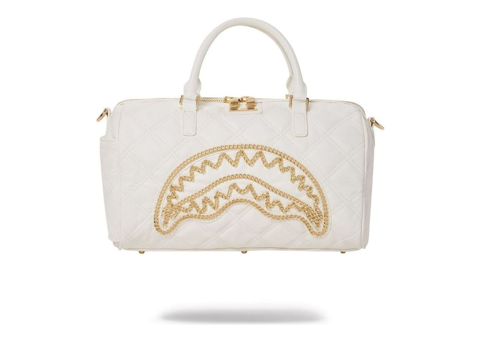 Sprayground Rivieria White Gold Mini Duffle White