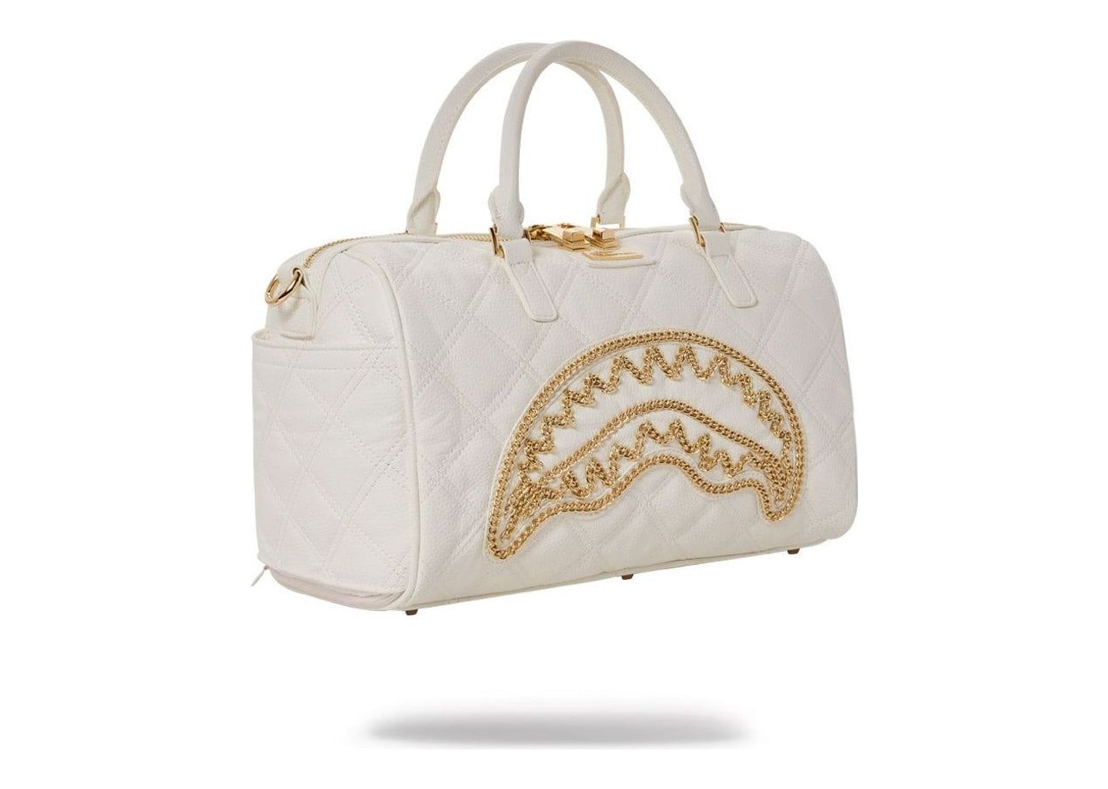Sprayground Rivieria White Gold Mini Duffle White - görsel 2