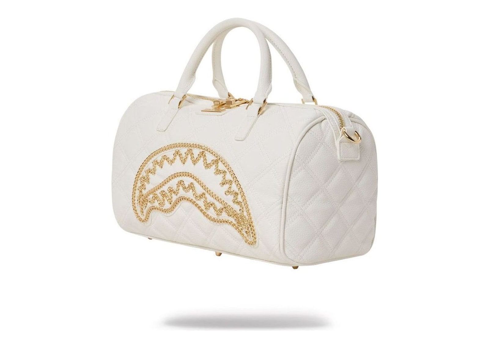 Sprayground Rivieria White Gold Mini Duffle White - görsel 3