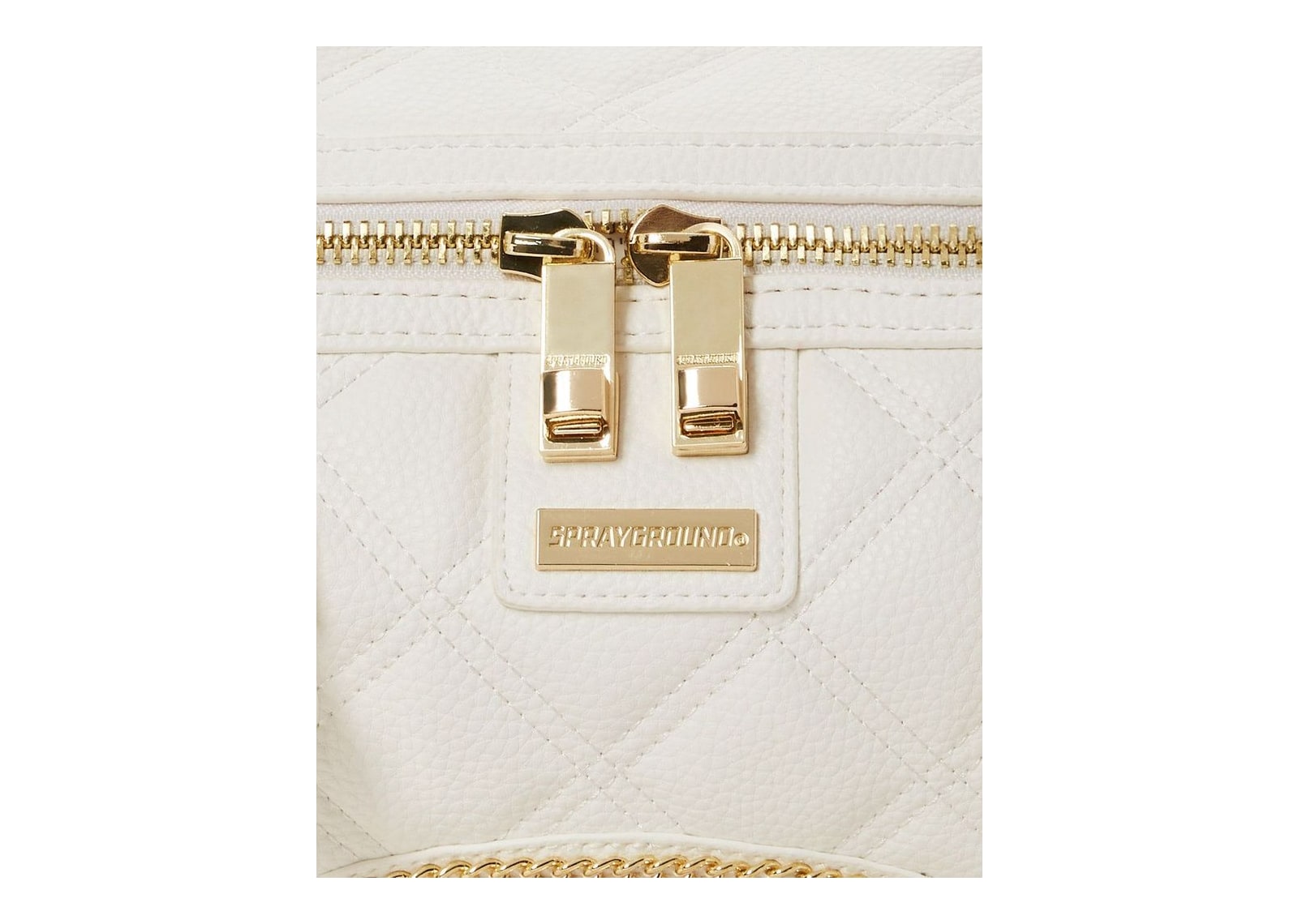 Sprayground Rivieria White Gold Mini Duffle White - görsel 8