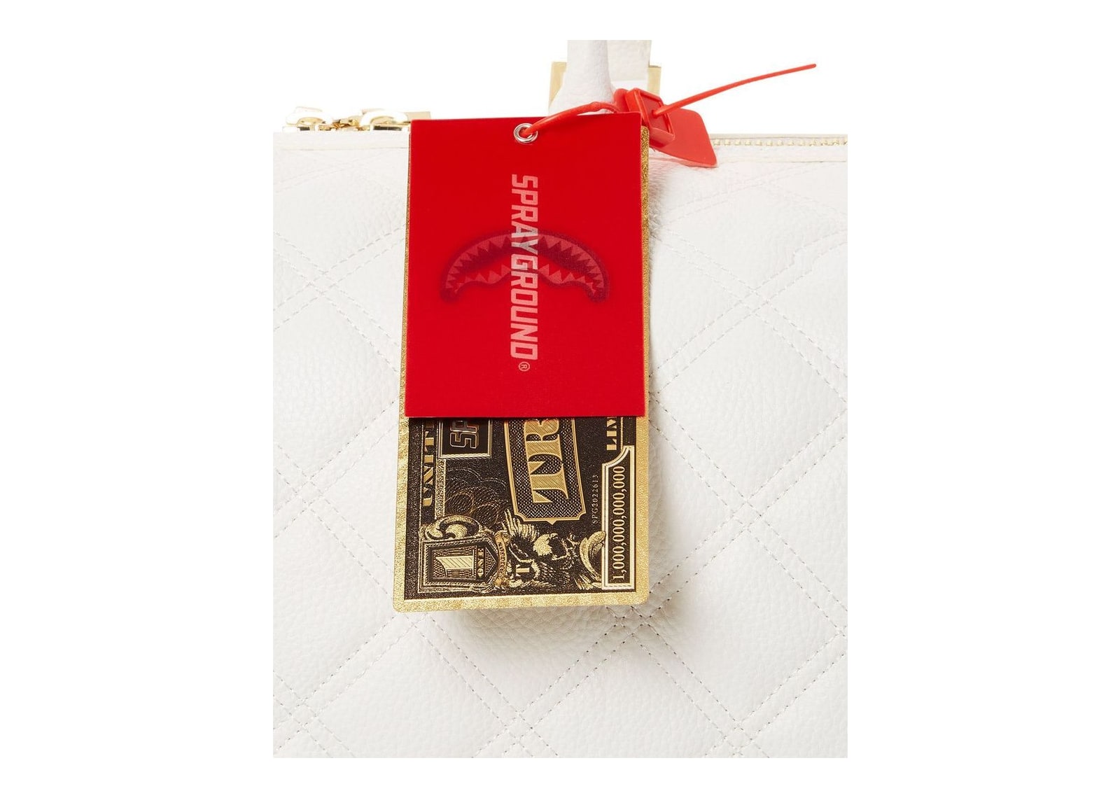 Sprayground Rivieria White Gold Mini Duffle White - görsel 9