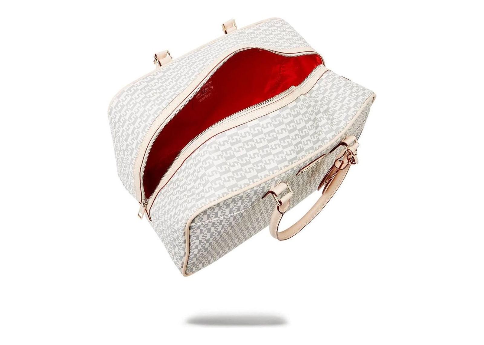Sprayground Rose Money Checkered Duffle Pink - görsel 9