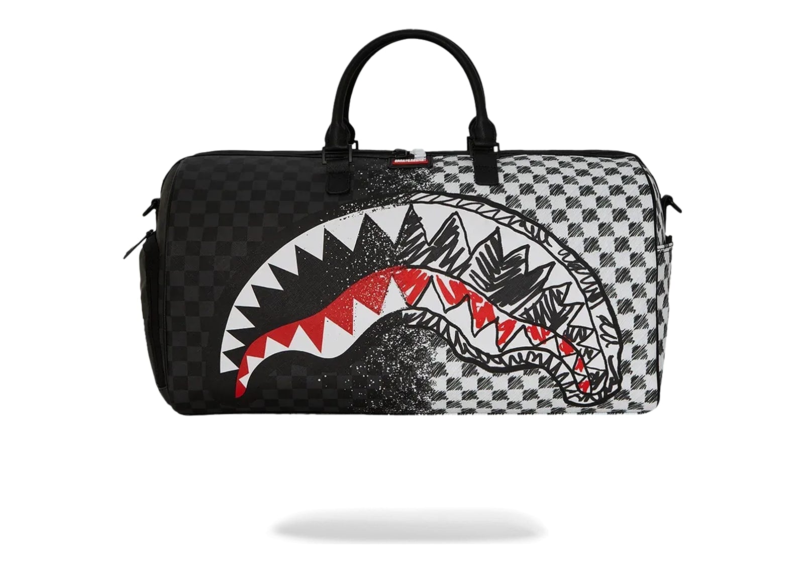 Sprayground Scribble Dribble Check Duffle