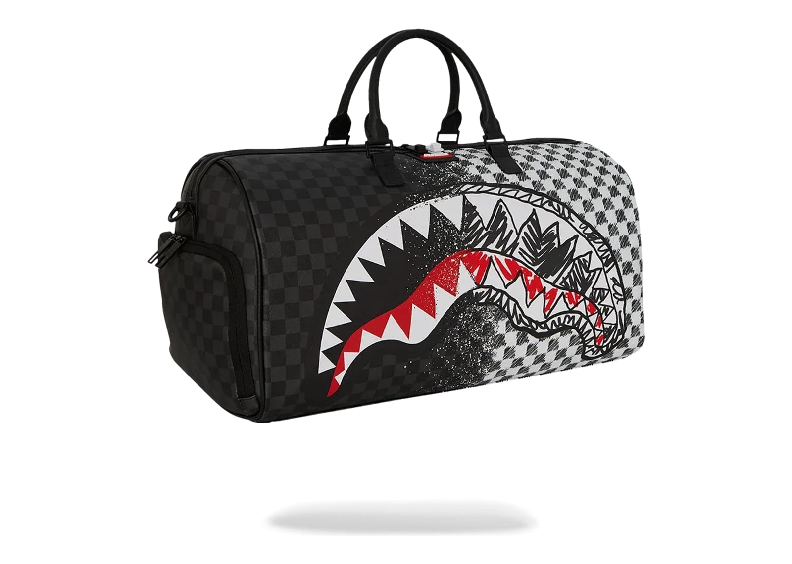 Sprayground Scribble Dribble Check Duffle - görsel 3