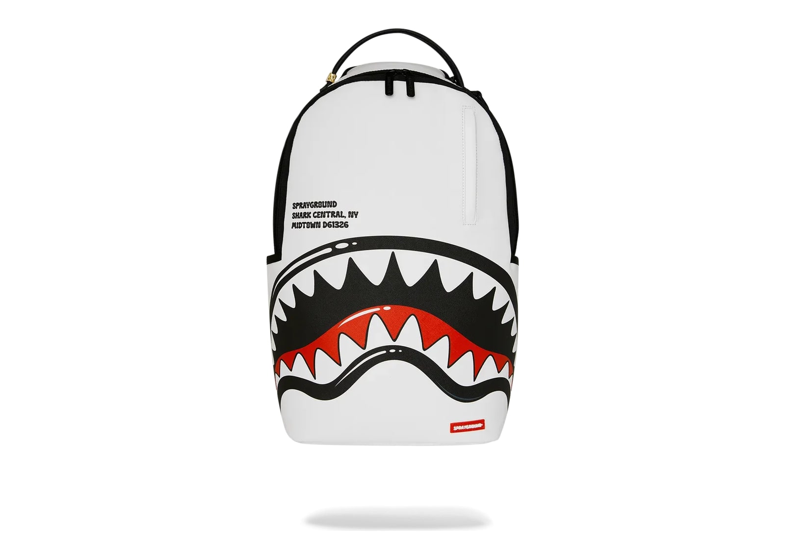 Sprayground Shark Central Bubble Shark Backpack White