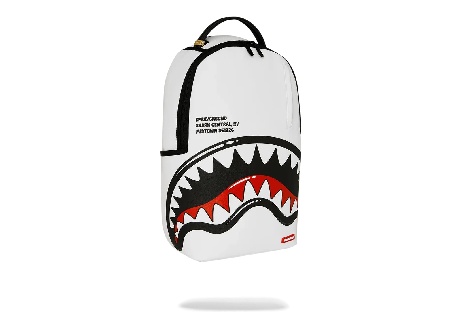 Sprayground Shark Central Bubble Shark Backpack White - görsel 2