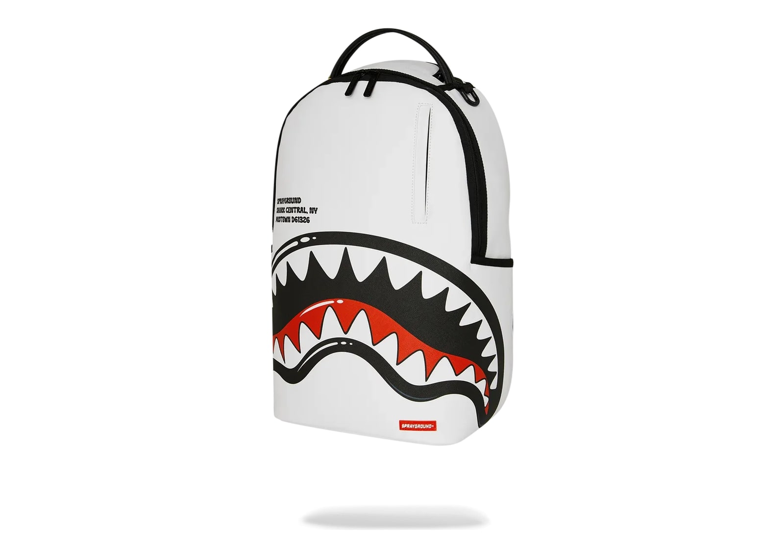 Sprayground Shark Central Bubble Shark Backpack White - görsel 5