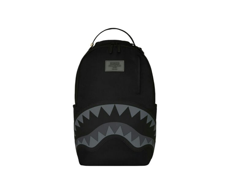 Sprayground Shark Central Nylon Backpack Black