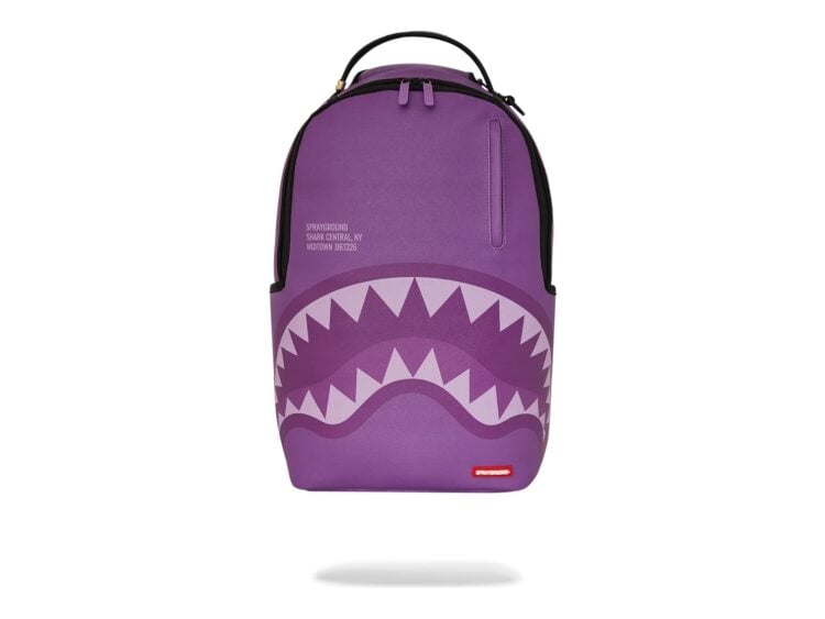 Sprayground Shark Central Purple Venom Backpack