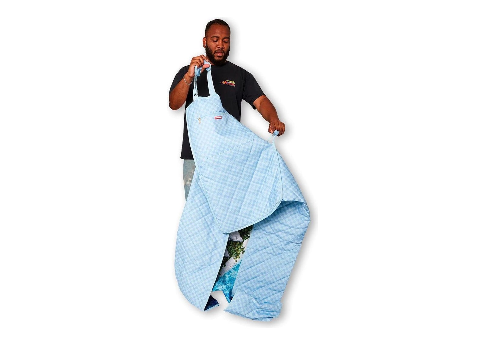Sprayground Shark Island 305 Beach Throw Blue - görsel 15