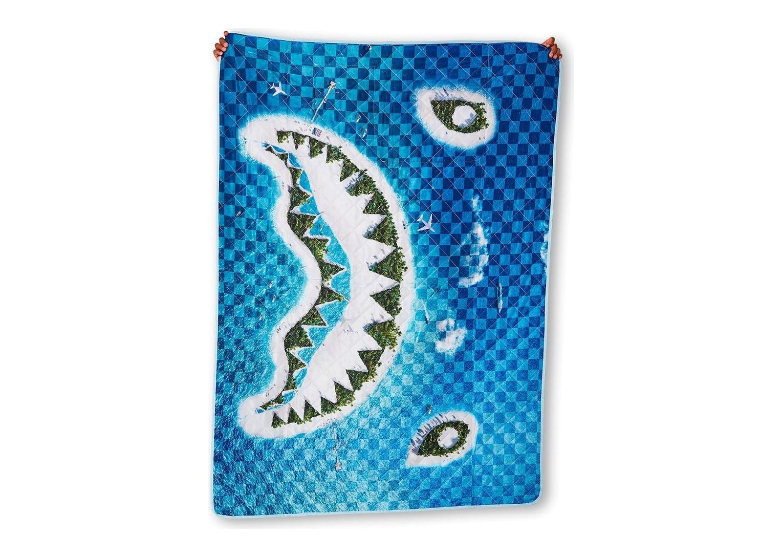Sprayground Shark Island 305 Beach Throw Blue - görsel 18