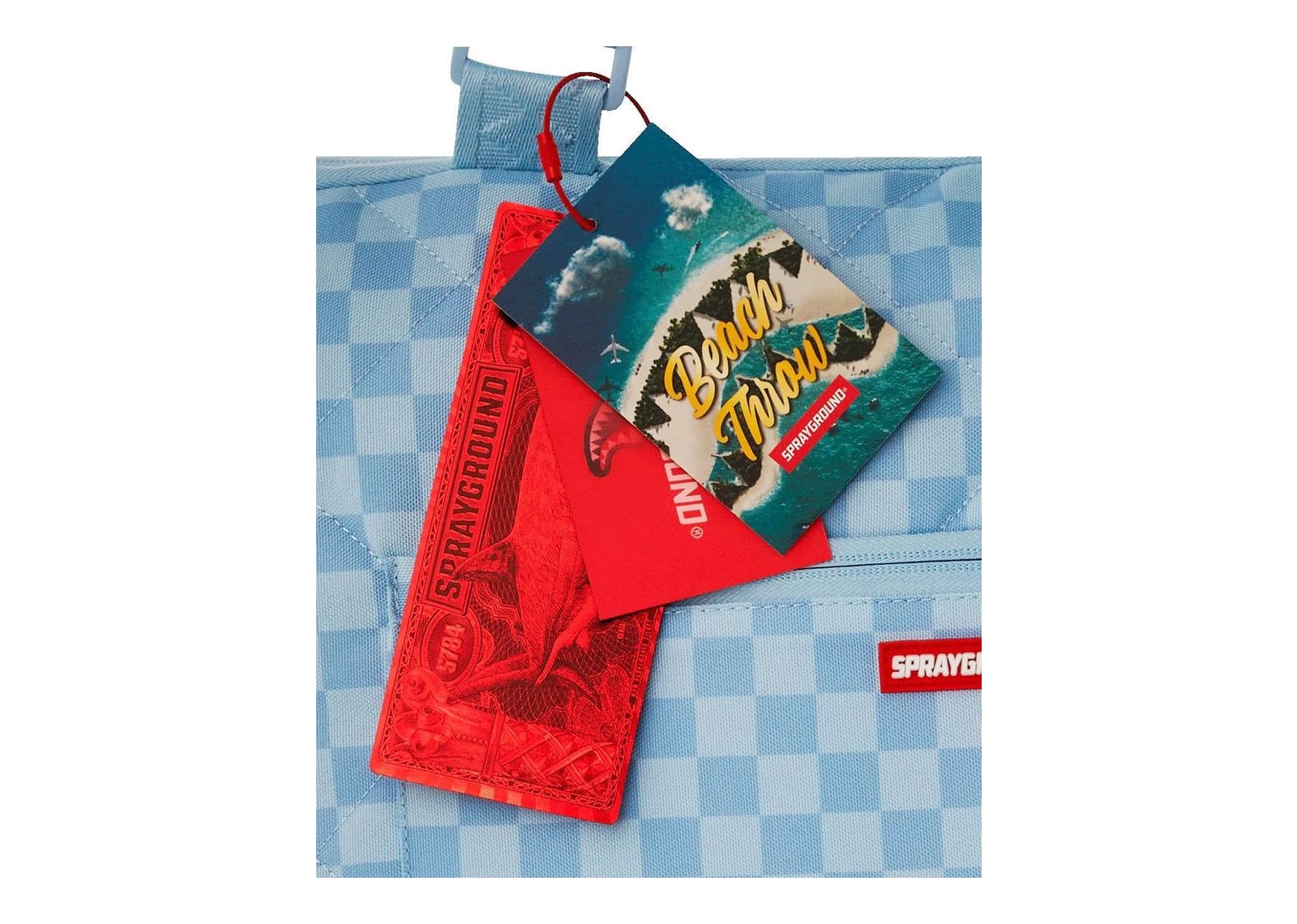 Sprayground Shark Island 305 Beach Throw Blue - görsel 19