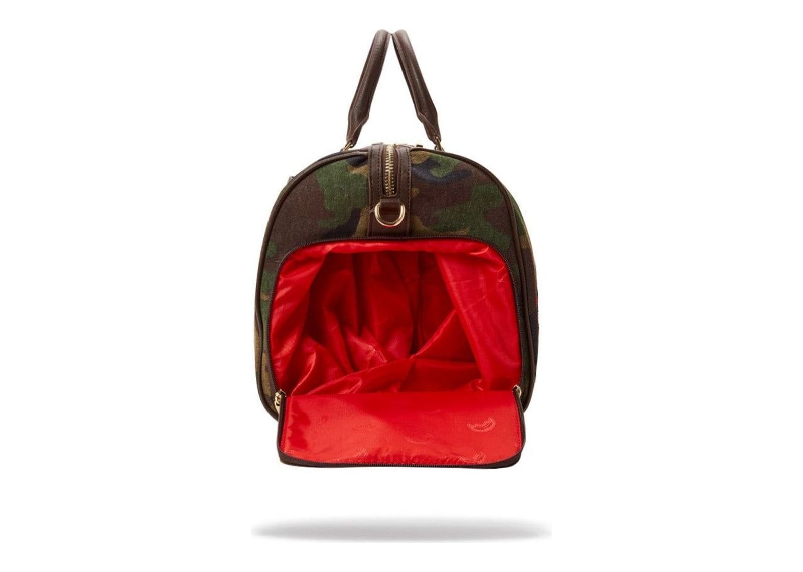 Sprayground Shark Shape Check Duffle Green - görsel 11