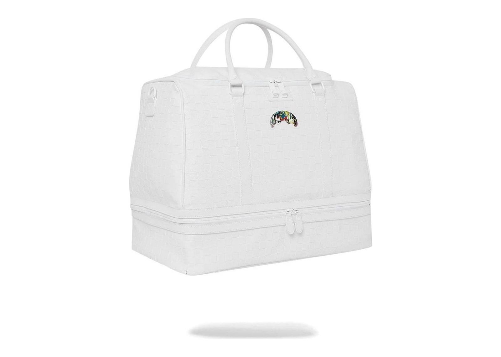 Sprayground Shark Trip Stiletto Duffle White - görsel 3