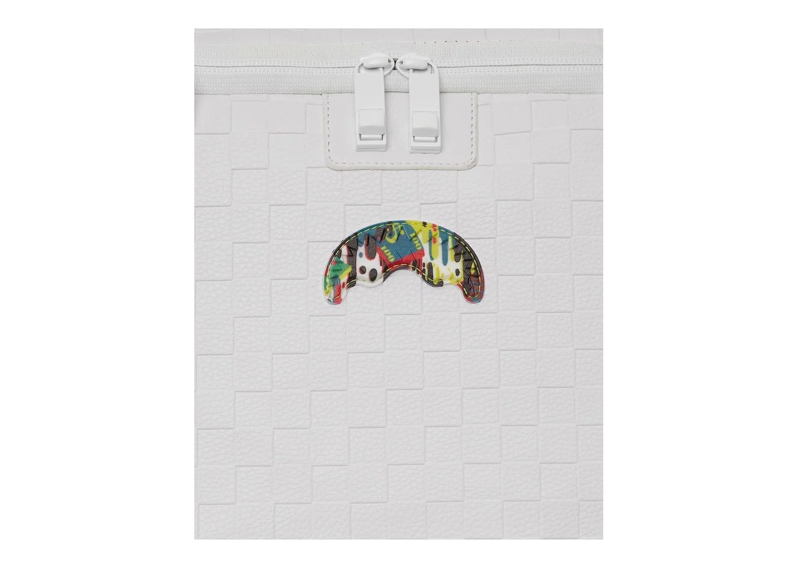 Sprayground Shark Trip Stiletto Duffle White - görsel 9