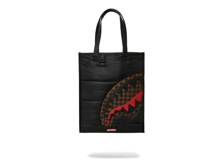 Sprayground Sip Puffer Tote Black