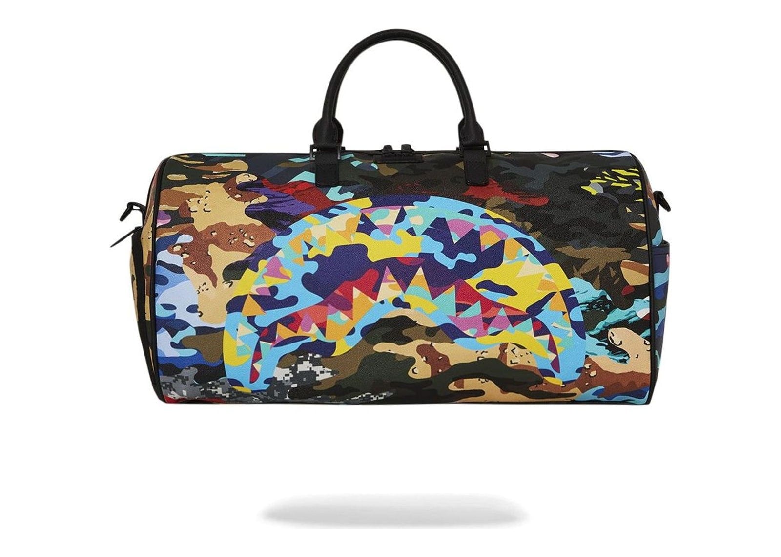 Sprayground Sliced And Diced Camo Duffle Blue