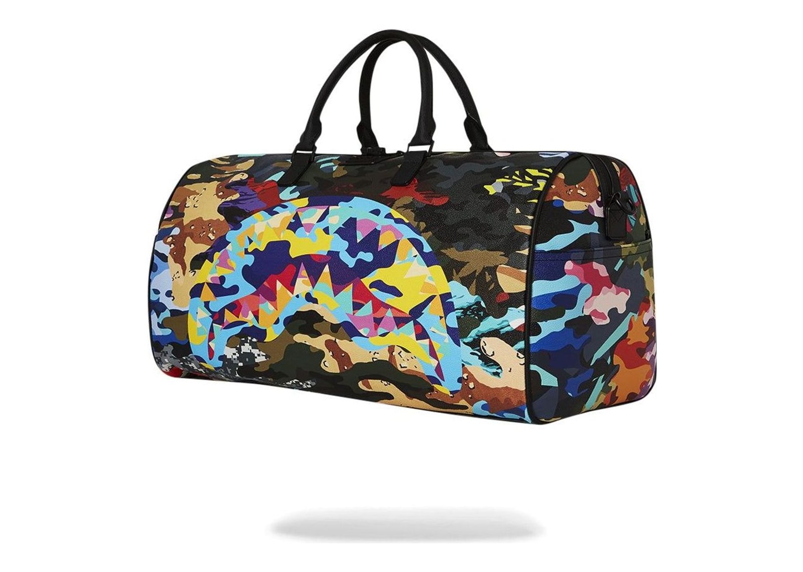 Sprayground Sliced And Diced Camo Duffle Blue - görsel 2