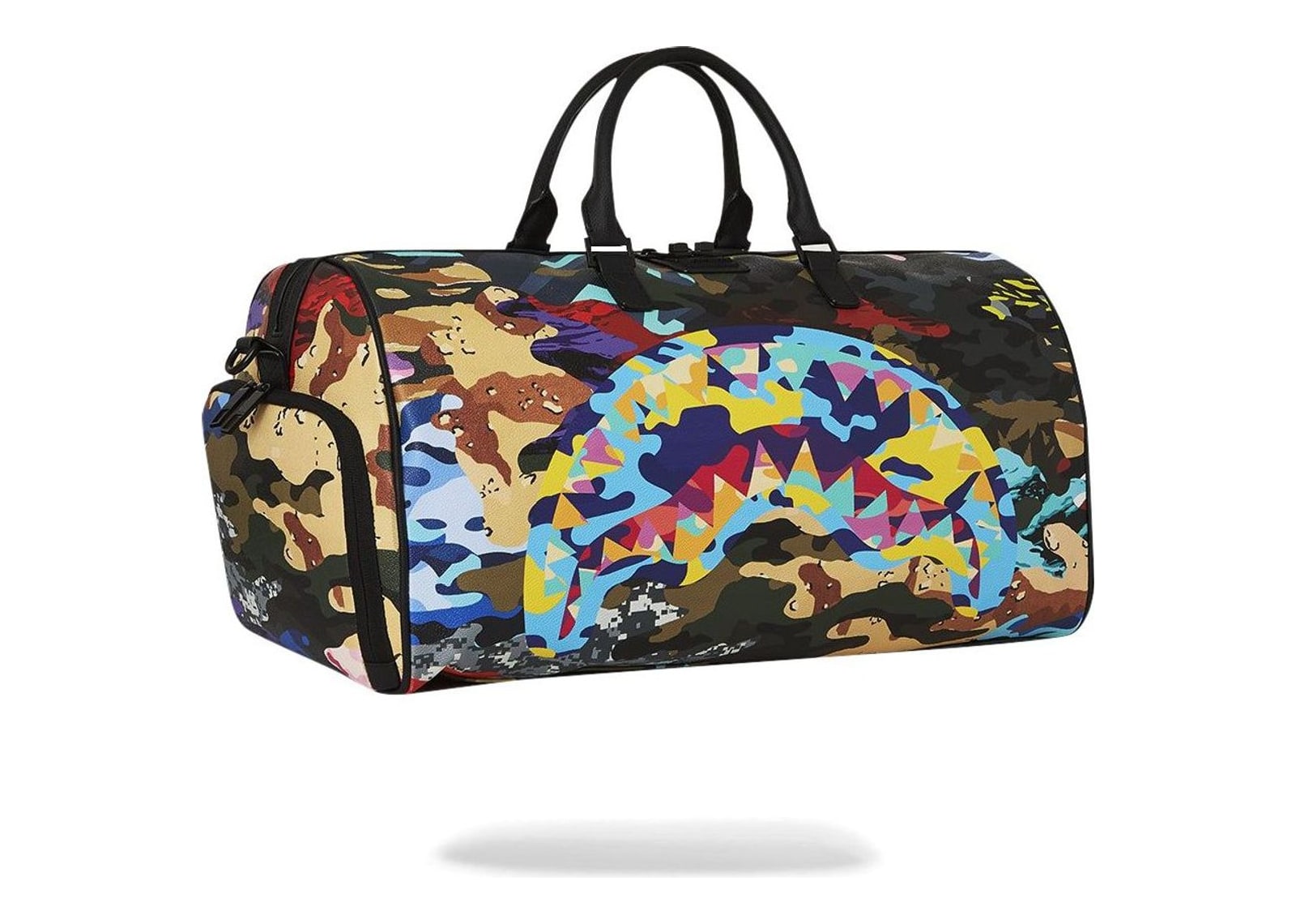 Sprayground Sliced And Diced Camo Duffle Blue - görsel 3