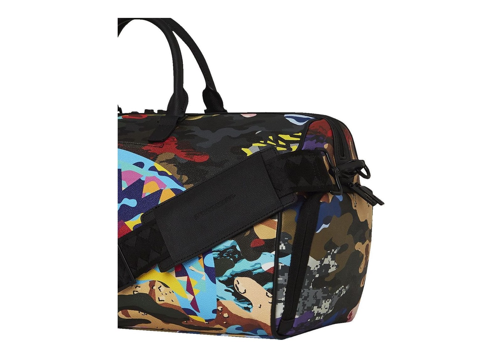 Sprayground Sliced And Diced Camo Duffle Blue - görsel 5