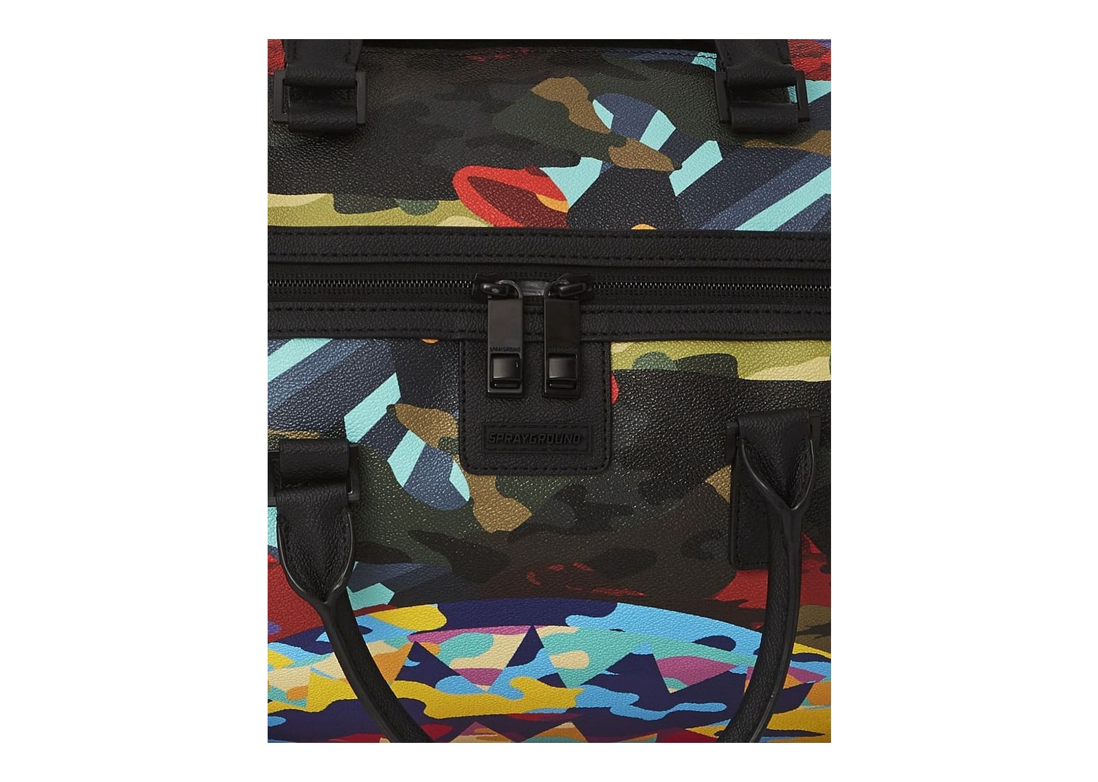 Sprayground Sliced And Diced Camo Duffle Blue - görsel 6