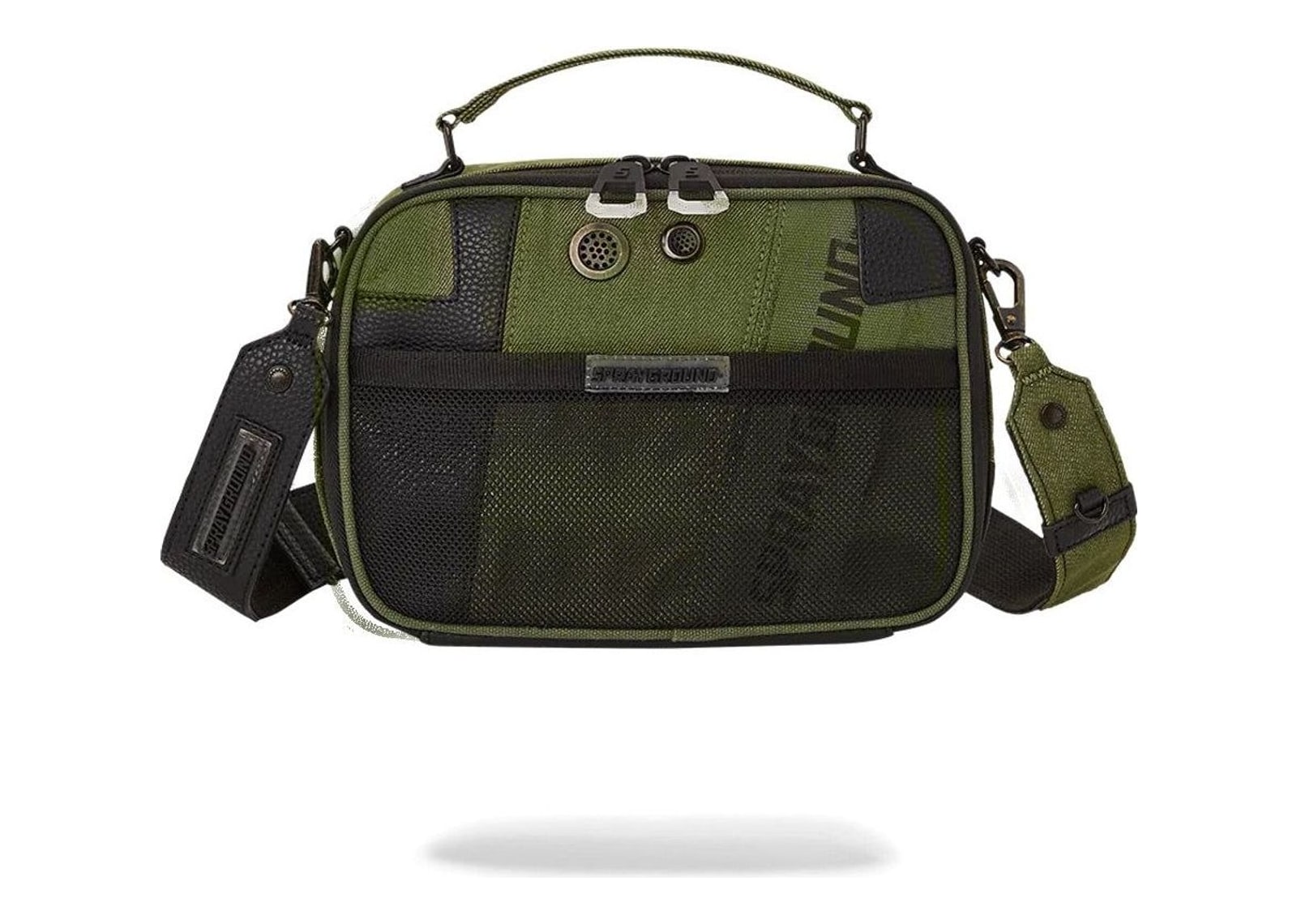 Sprayground Special Ops Mach 10 Brick Messenger Bag Green