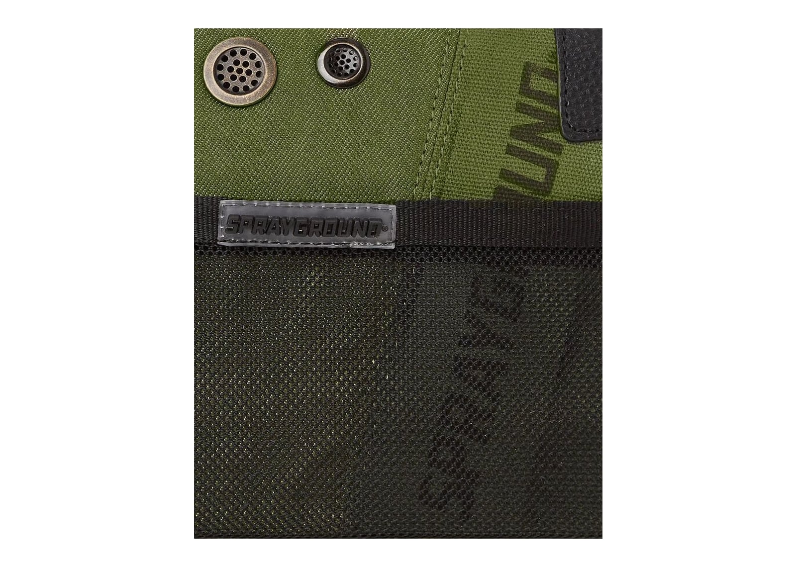 Sprayground Special Ops Mach 10 Brick Messenger Bag Green - görsel 13