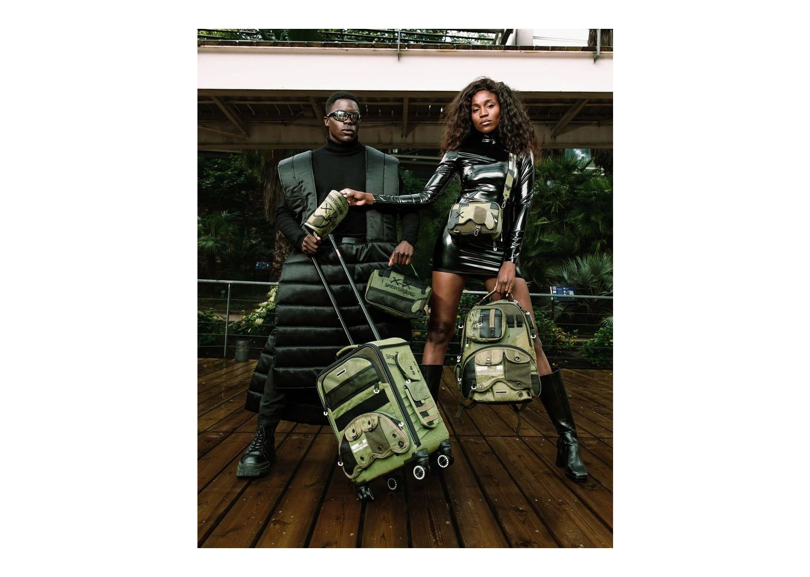 Sprayground Special Ops Mach 10 Toiletry Green - görsel 8