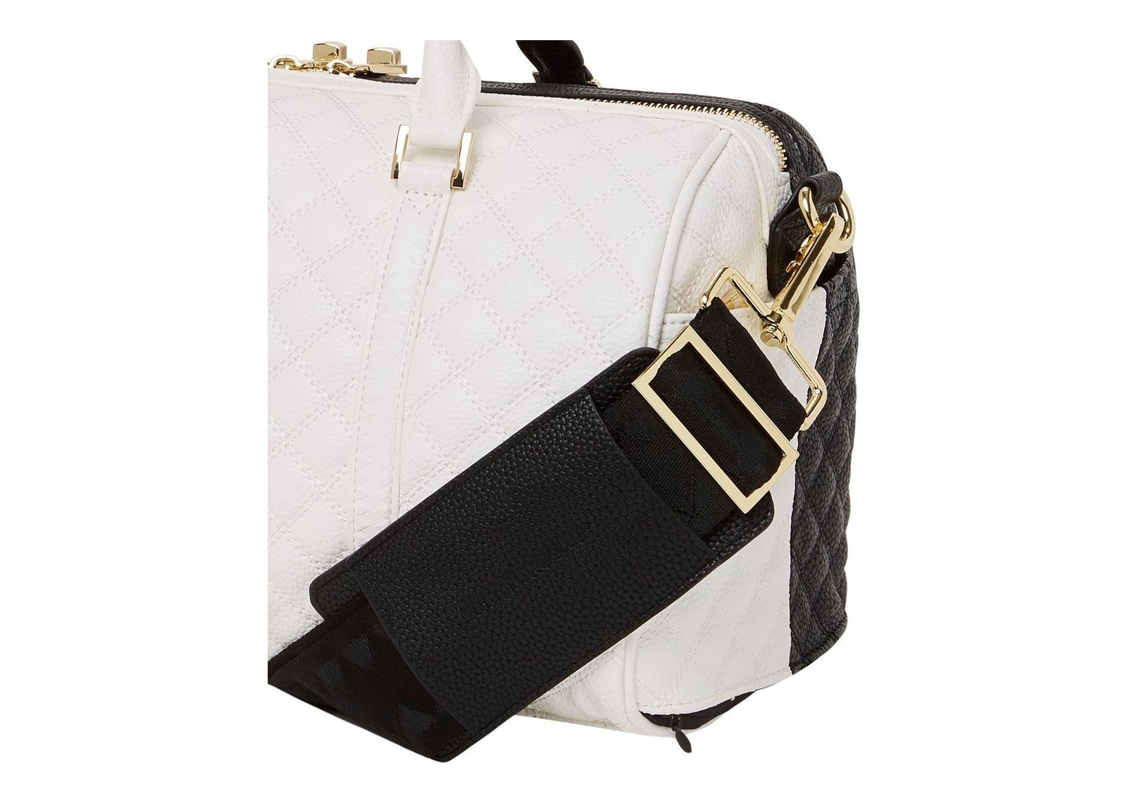 Sprayground Split Quilt Shark Mini Duffle Black - görsel 8