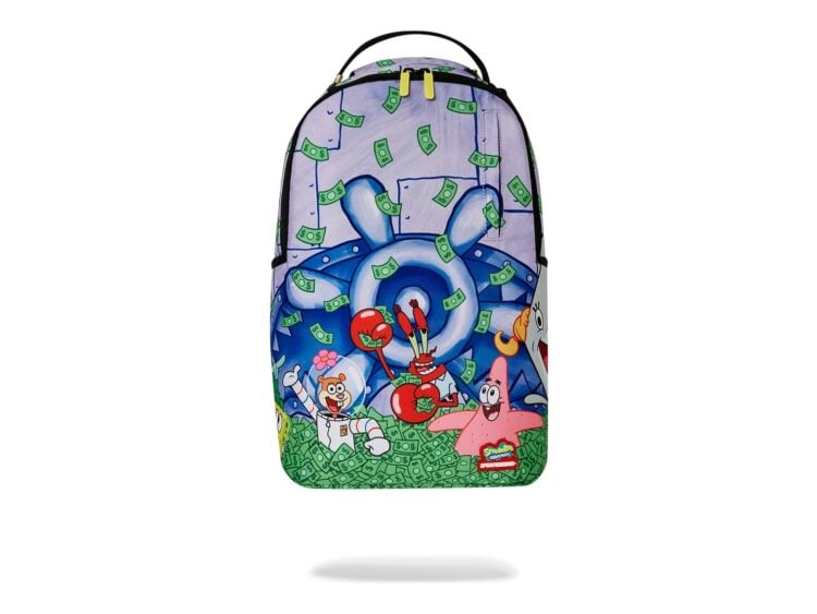 Sprayground SpongeBob Crew Money Bath DLXR Backpack