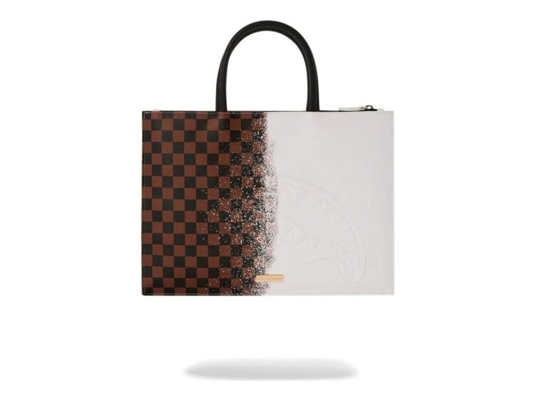 Sprayground Spray Split Laptop Tablet Bag Brown