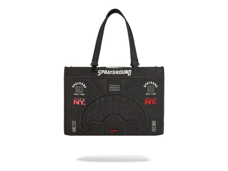 Sprayground Streetfighter Tortuga Tote Grey