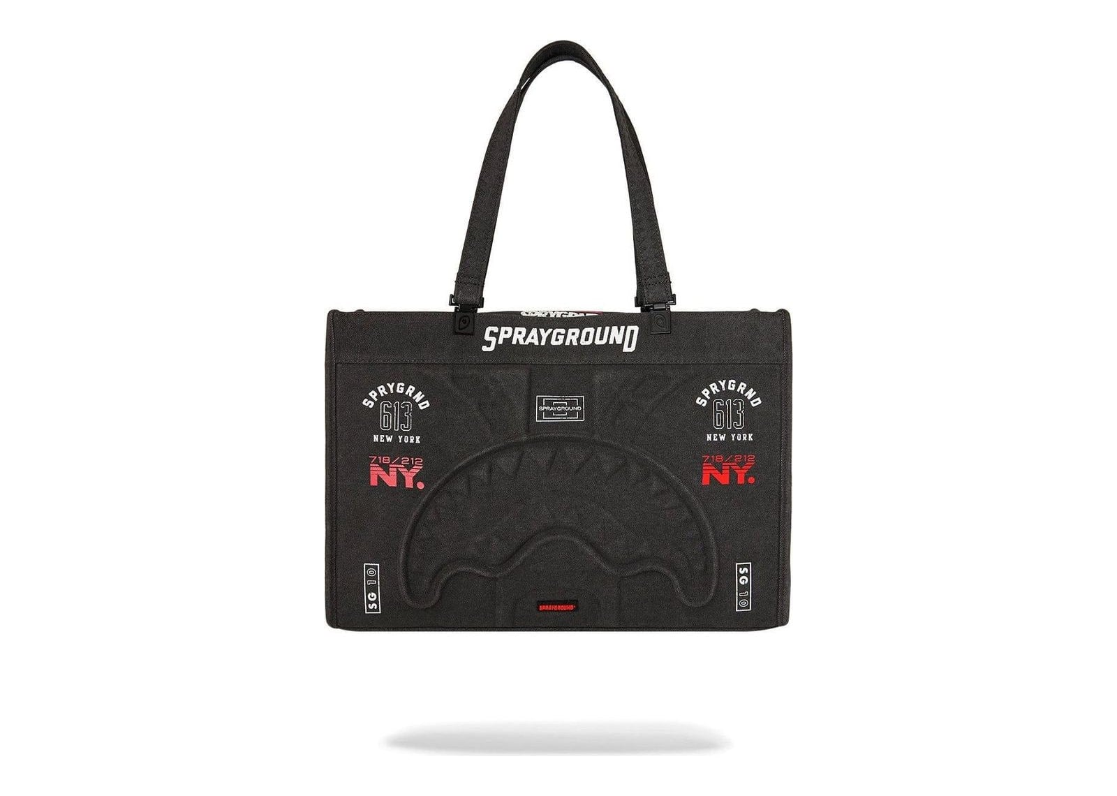Sprayground Streetfighter Tortuga Tote Grey