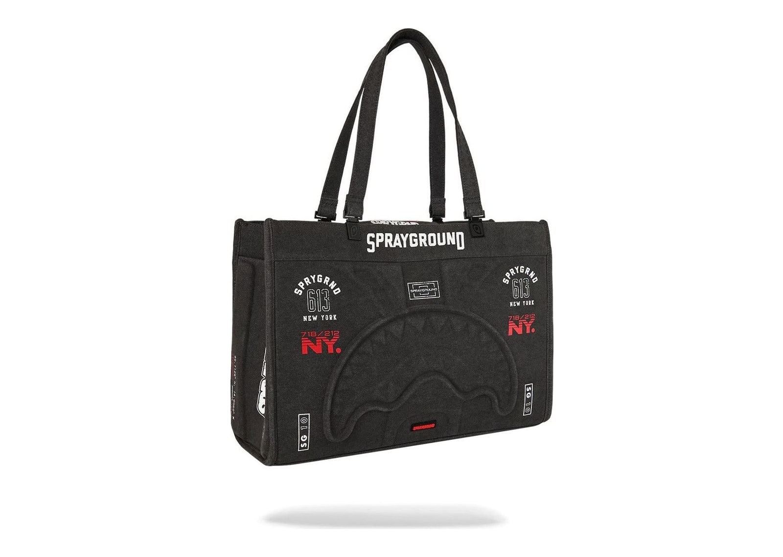 Sprayground Streetfighter Tortuga Tote Grey - görsel 3