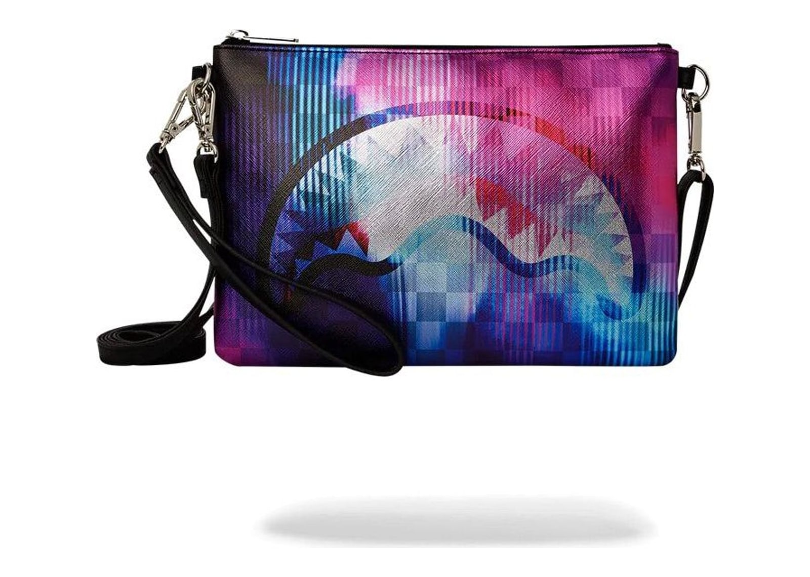 Sprayground Tye Check Pochette Purple