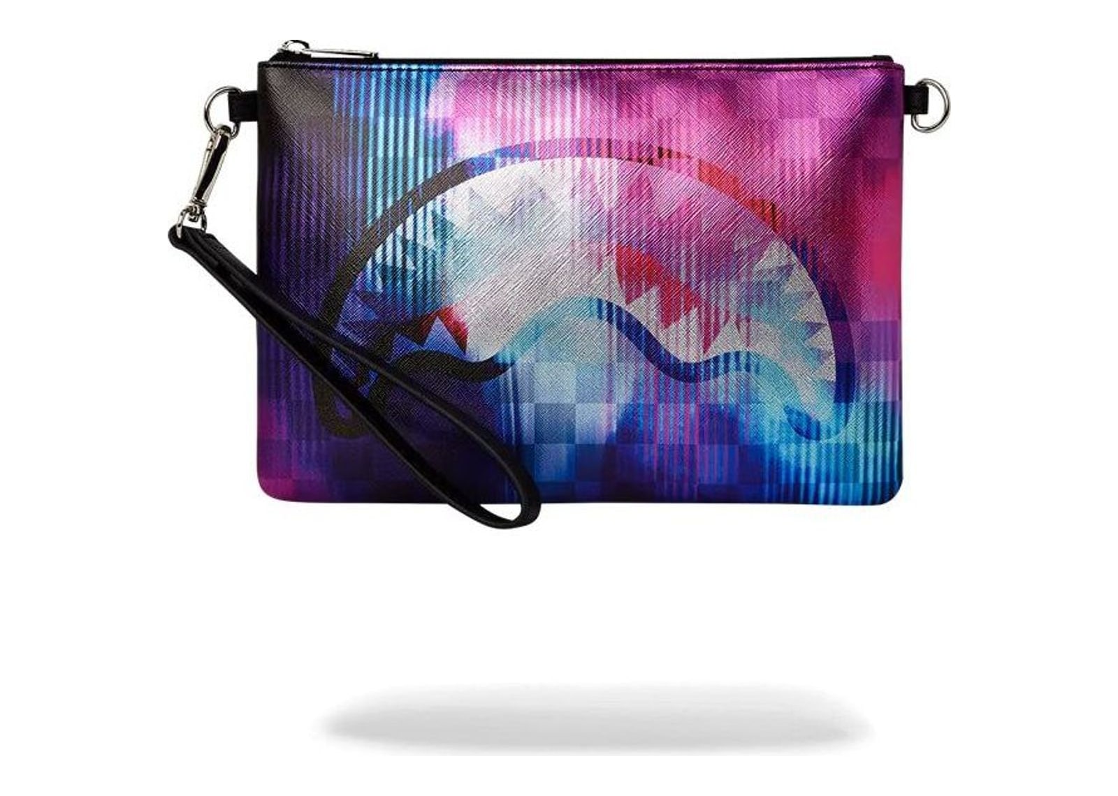 Sprayground Tye Check Pochette Purple - görsel 5