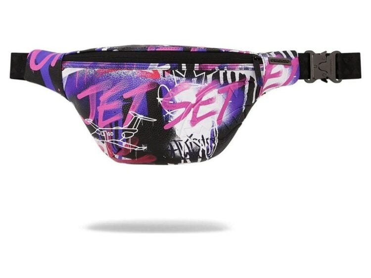 Sprayground Vandal Couture Crossbody Purple