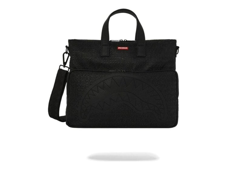 Sprayground Vato Type Travel Bag Black