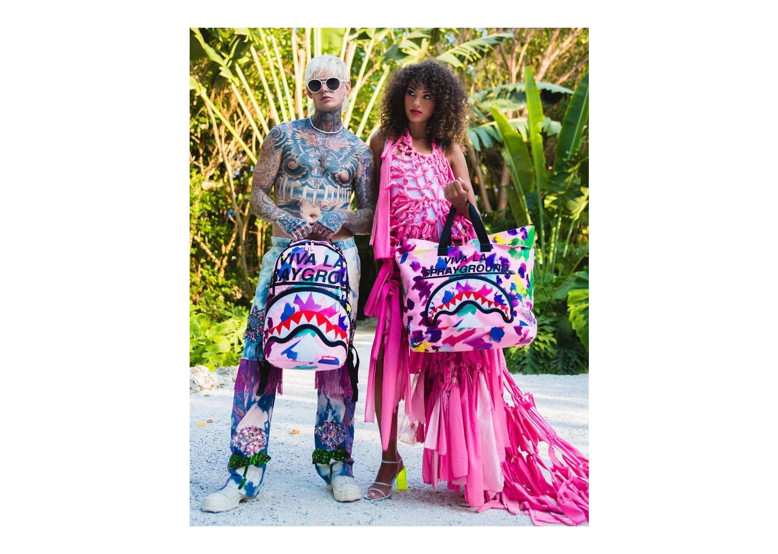 Sprayground Viva LA Sprayground Tote Pink - görsel 4
