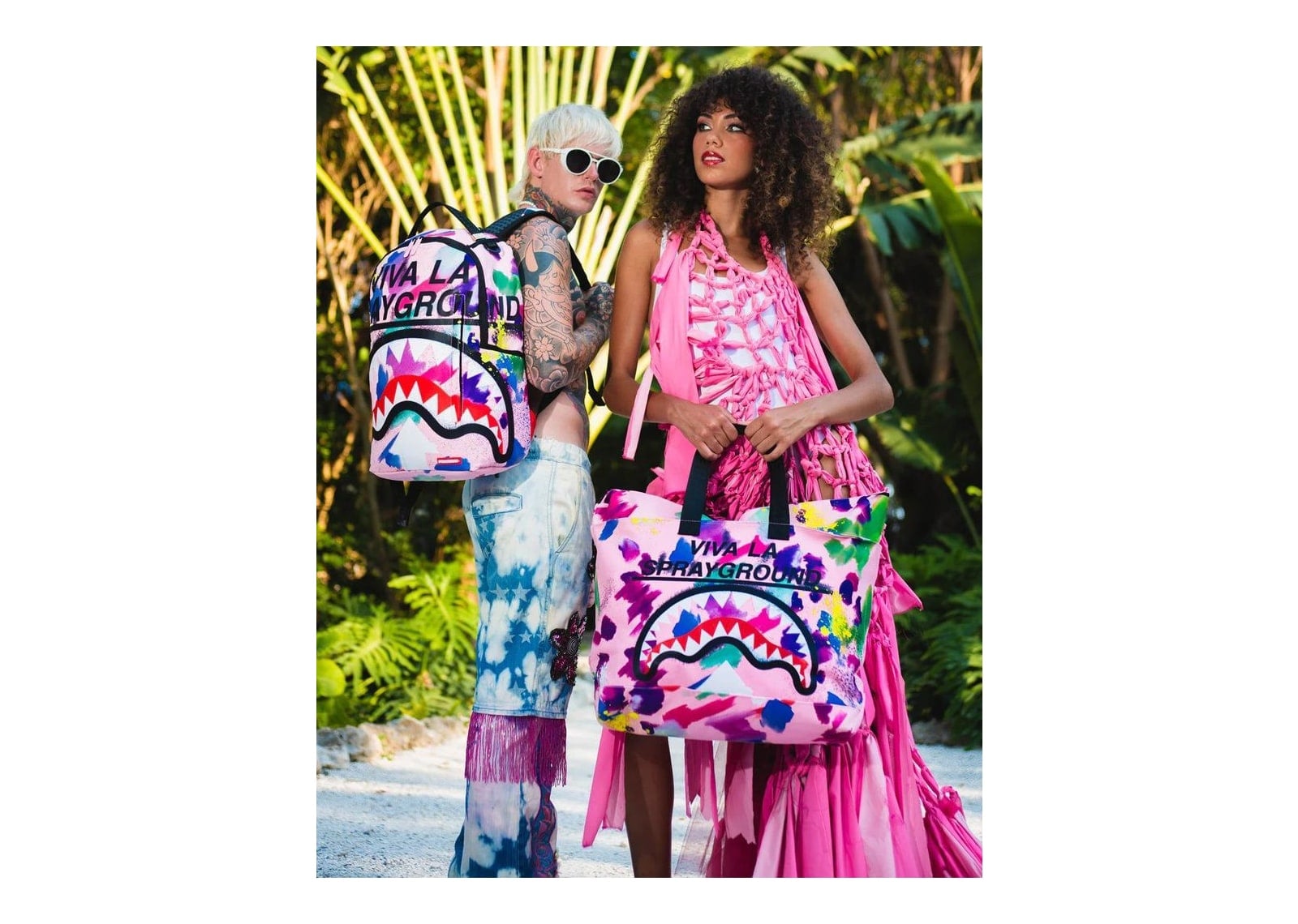 Sprayground Viva LA Sprayground Tote Pink - görsel 6